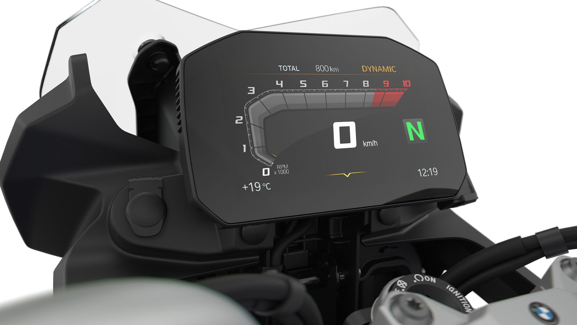 Vidimo 6.5“ TFT zaslon na F 750 GS.