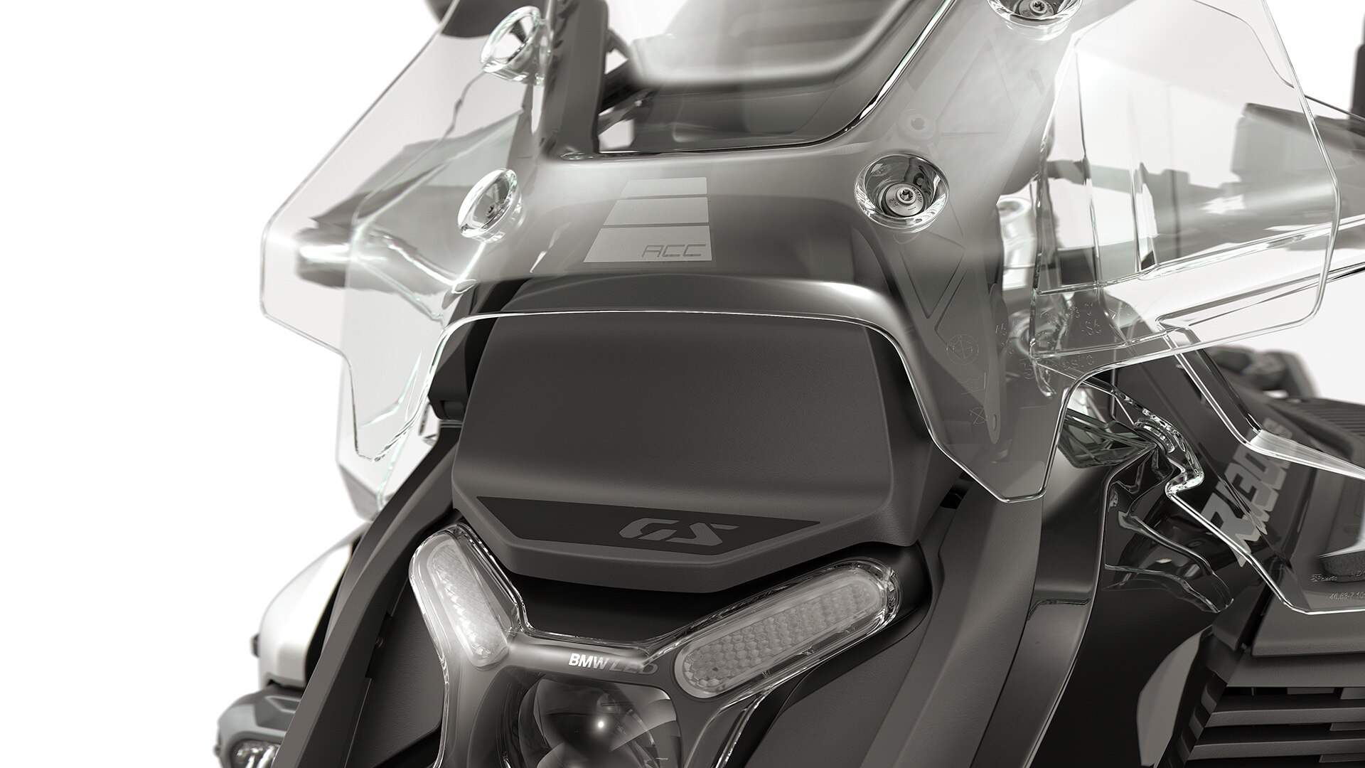 Electrically adjustable windscreen