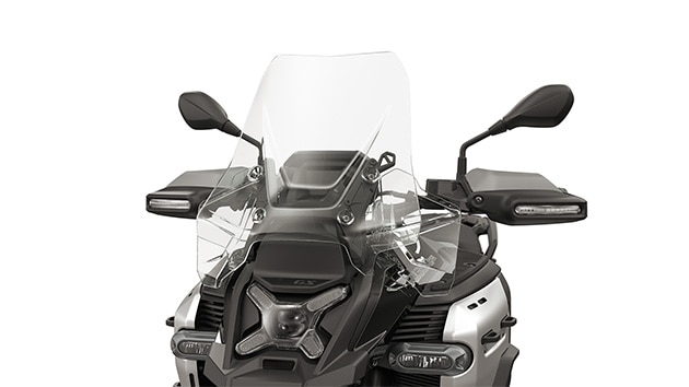High windscreen