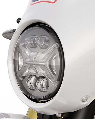 Dodatno LED prednje svjetlo na R 12 G/S modelu tvrtke BMW Motorrad