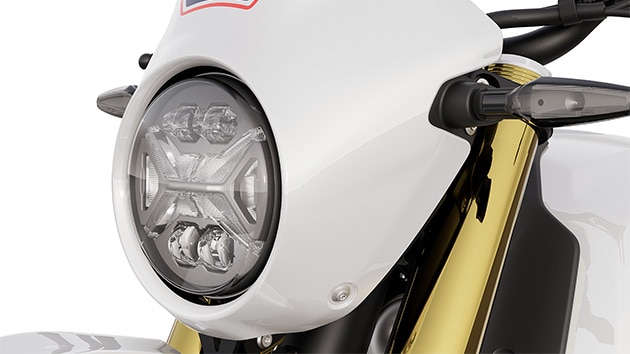 Dodatno LED prednje svjetlo na R 12 G/S modelu tvrtke BMW Motorrad