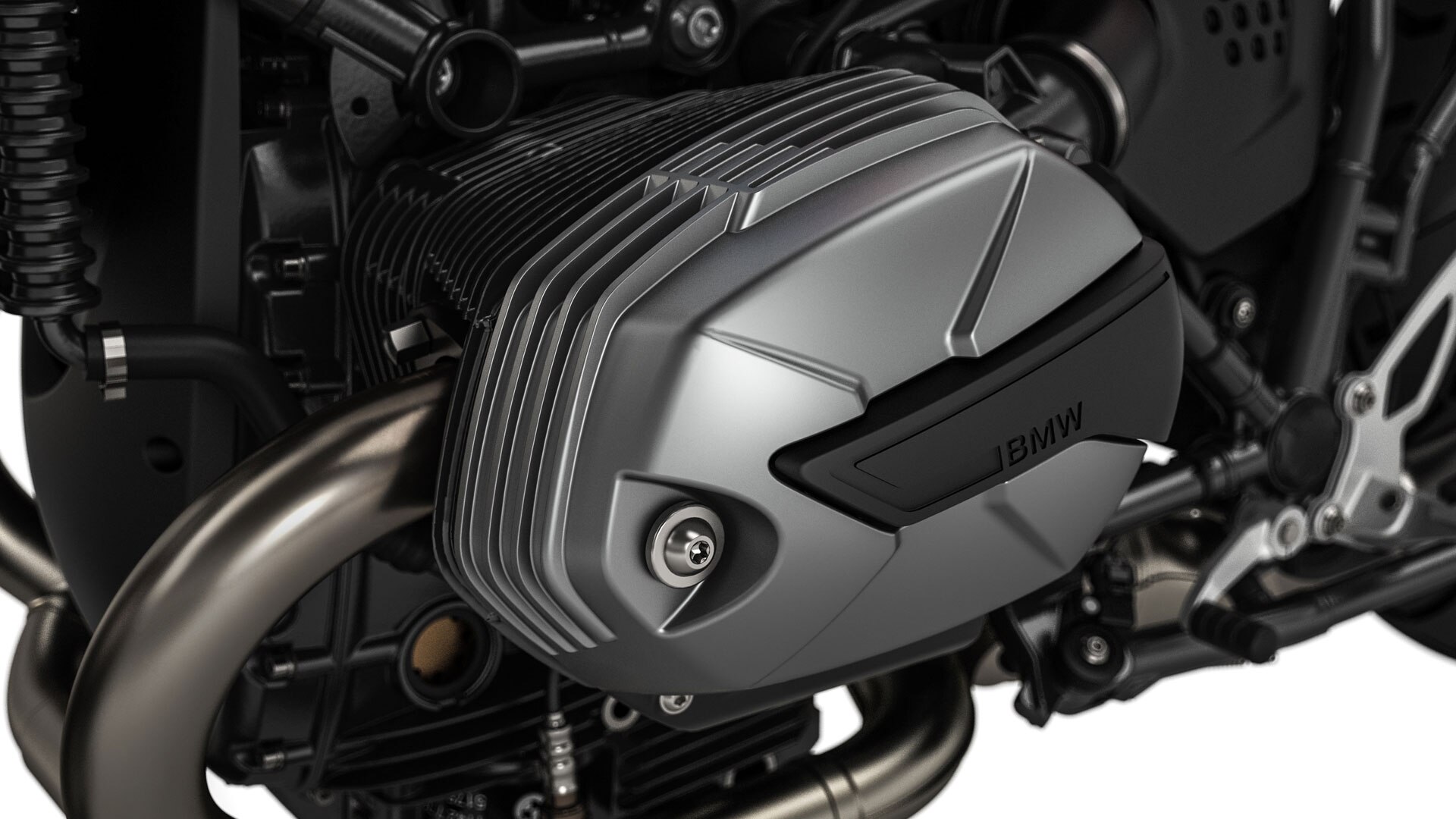 We see the boxer engine of the R nineT Urban G/S.