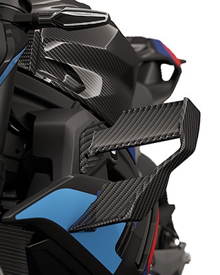 The M Carbon winglets of the M 1000 R from BMW