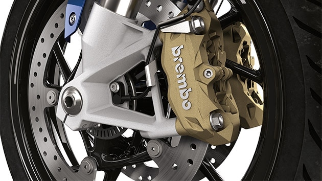 ABS Pro for safe cornering and DTC as standard