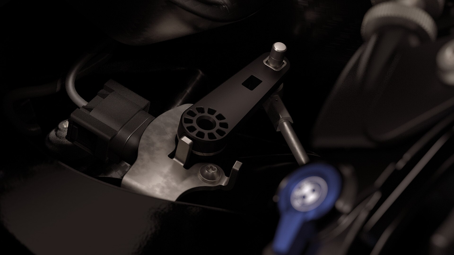 Senzor kuta upravljača na modelu S 1000 RR