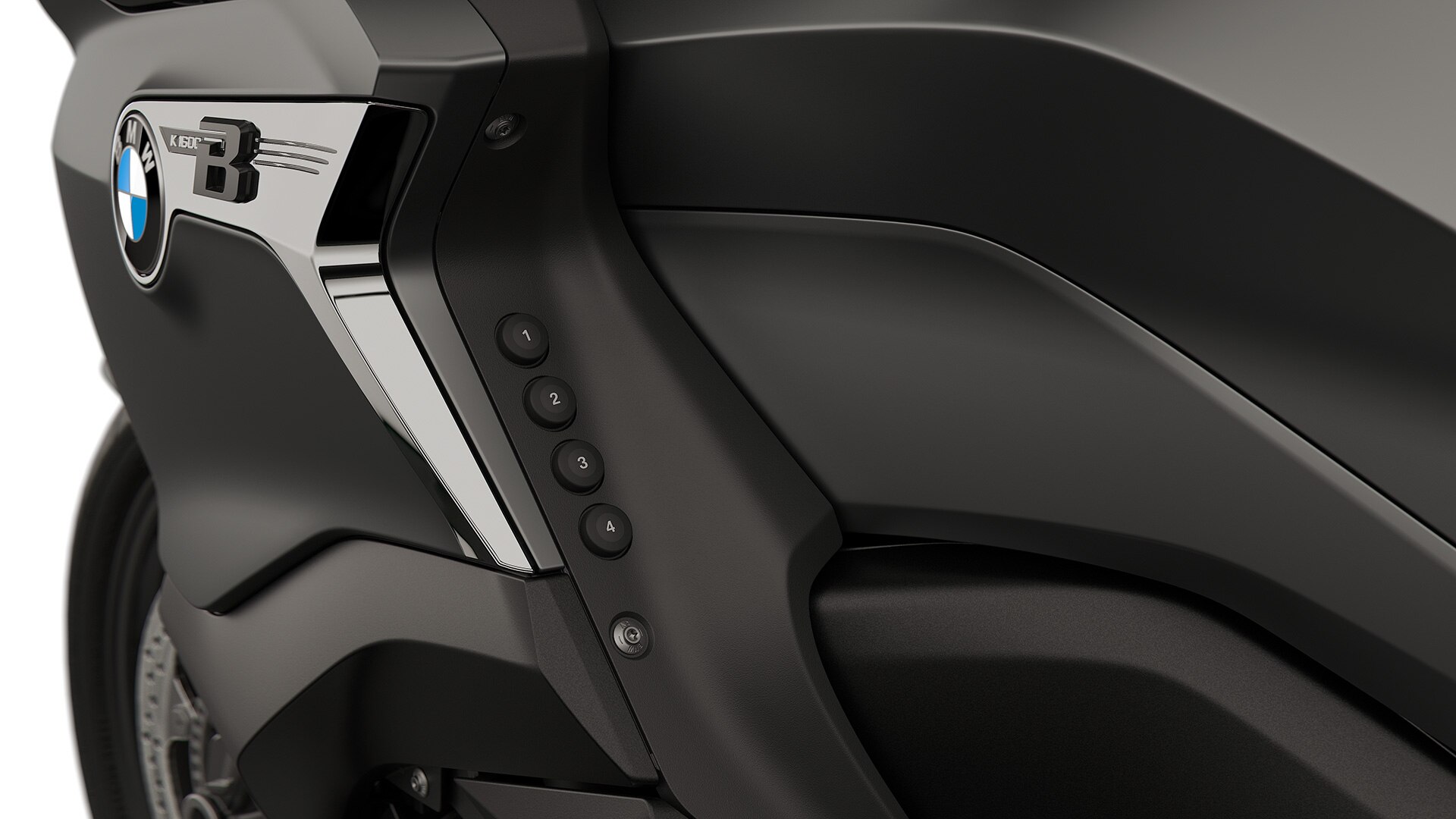 Fokus na četiri numerirana gumba Favorita.