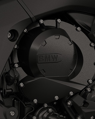 Focus on the six-cylinder engine.