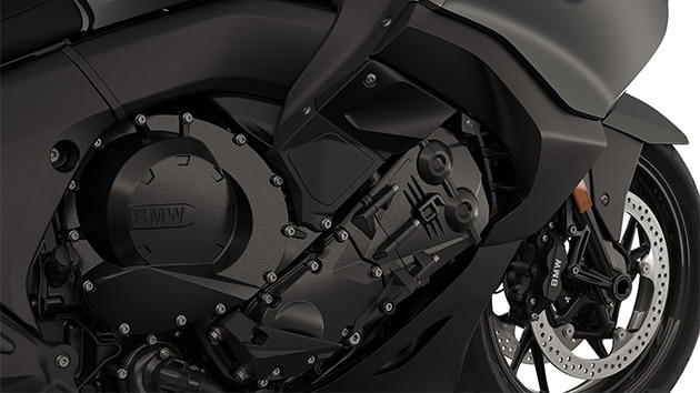 Focus on the six-cylinder engine.