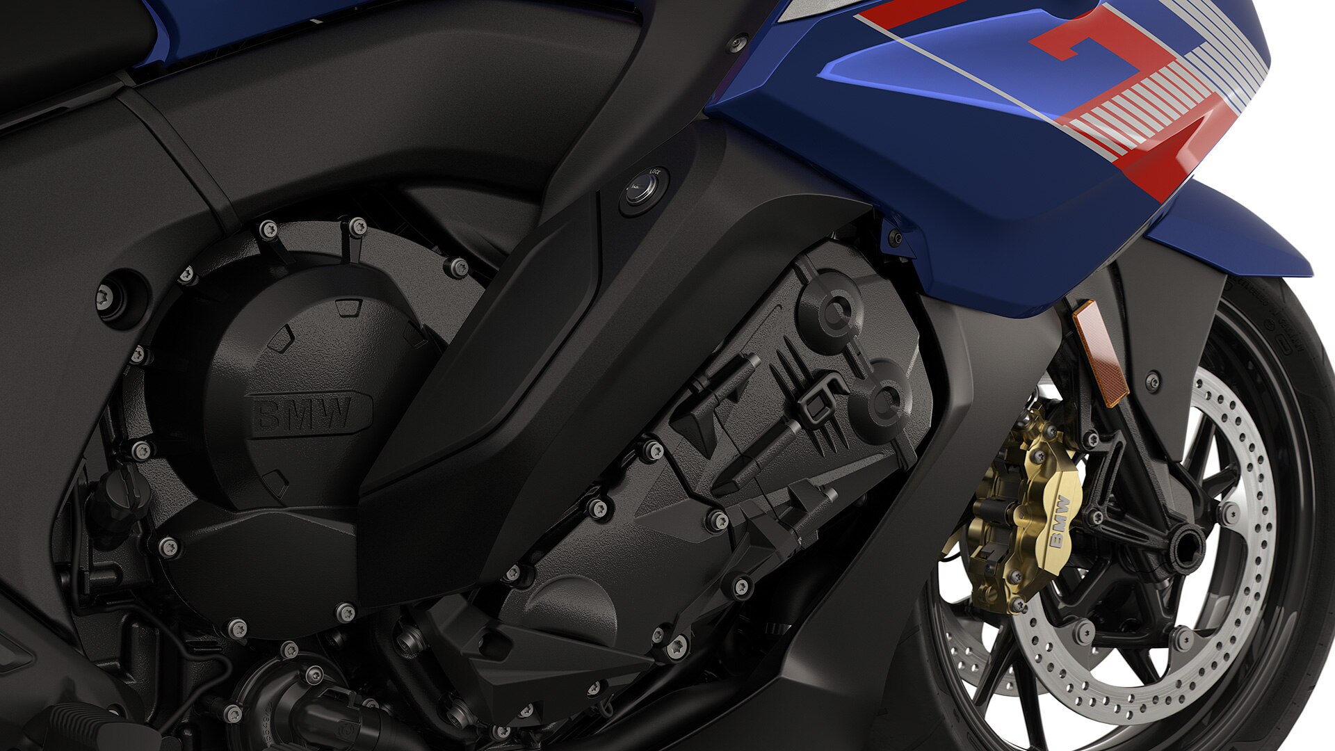 Focus on the six-cylinder engine.