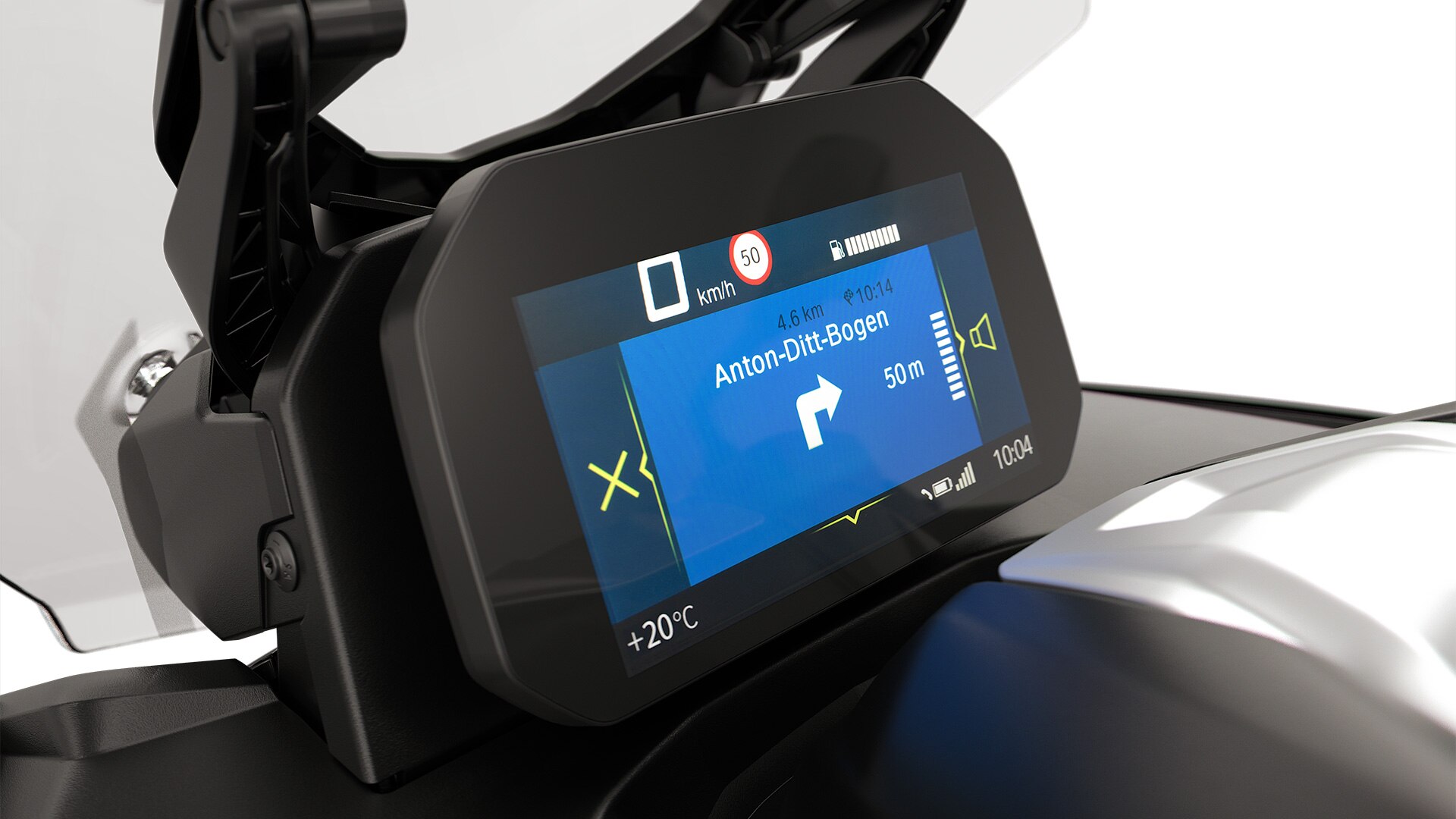 BMW C 400 GT s Connectivity Pro funkcijom